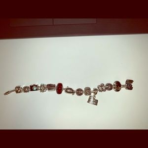 Pandora charms and bracelet